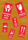 Fragile Handle with Care Label Sticker