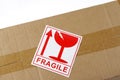 Fragile label Royalty Free Stock Photo