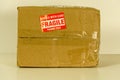 Fragile Package Label Royalty Free Stock Photo