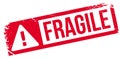 Fragile rubber stamp Royalty Free Stock Photo