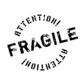 Fragile rubber stamp Royalty Free Stock Photo