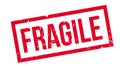 Fragile rubber stamp Royalty Free Stock Photo