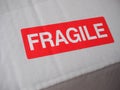 fragile sign label sign Royalty Free Stock Photo