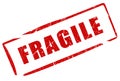 Fragile stamp