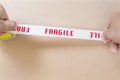 Fragile tape