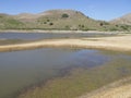 Fragma reservoir, Limnos Royalty Free Stock Photo