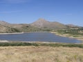 Fragma reservoir, Limnos Royalty Free Stock Photo