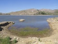 Fragma reservoir, Limnos Royalty Free Stock Photo