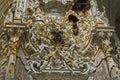 Fragment of the altar of the chapel of the Transparente in the C