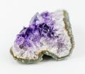 Fragment of amethyst geode Royalty Free Stock Photo