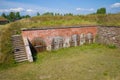 Fragment of the ancient bastions of the city of Hamina. Finland