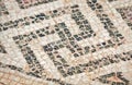 Fragment of ancient mosaic in Kourion, Cyprus Royalty Free Stock Photo
