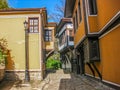 A fragment of the ancient part of Plovdiv