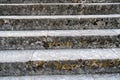 Fragment of the ancient stairs Royalty Free Stock Photo