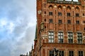 Fragment of Architecture Town Hall of Gdansk main town