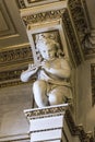 Fragment of artistic and architectural decoration interior of the Opera in Vienna