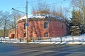 Fragment of the `Astronomical` bastion reduite on a sunny winter day. Kaliningrad