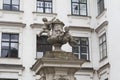 Fragment of baroque decor in Vienna