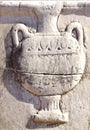 Fragment of a bas-relief in ancient city Ephesus.