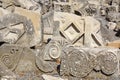 Fragment of a bas-relief in ancient city Ephesus.