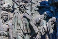 Fragment of the bas-relief in National Museum of the History of Ukraine in the Second World War. Memorial complex in Kiev, Ukraine