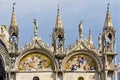 Fragment. Basilica of Saint Mark, Venice, Italy Royalty Free Stock Photo