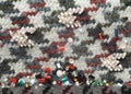 A fragment of bead embroidery