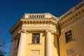 Fragment of beautiful old house in Odessa Royalty Free Stock Photo