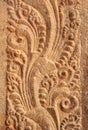 Fragment of beautiful wall decoration in Hindu Jambukeswarar Temple in Trichy Tiruchirapalli, India Royalty Free Stock Photo