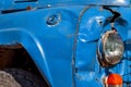 Fragment of the body of an old truck Royalty Free Stock Photo