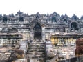 The fragment of Borobudur Temple, Central Java at Indonesia