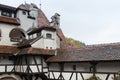 Fragment of Bran Castle - dramatic, 14th-century castle, former royal residence & alleged legend of Count Dracula inspiration in B
