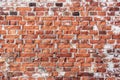 Fragment of a brick wall Royalty Free Stock Photo