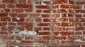 corner of an old red brick building Royalty Free Stock Photo