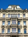 Fragment of a building facade on Nevsky Prospekt