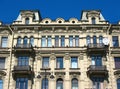 Fragment of a building facade on Nevsky Prospekt