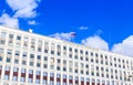 Fragment of the building of the Ministry of Internal Affairs Royalty Free Stock Photo