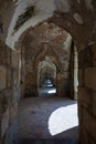 Fragment of Castle of Sant Ferran in Figueres,Spain