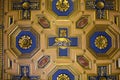 Fragment of ceiling with Lupa Capitolina, basilica of Aquileia, Capitoline Museums, Rome, Italy