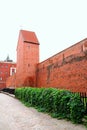 Fragment of the city wall and Ramera Tower on Torna Street. Riga