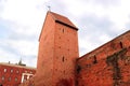 Fragment of the city wall and Ramera Tower on Torna Street. Riga