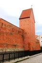 Fragment of the city wall and Ramera Tower on Torna Street. Riga