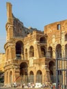 Fragment of Colosseum in Italy