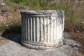 Fragment Column In Heraclea Lyncestis, Bitola Royalty Free Stock Photo