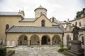 Fragment of the courtyard in Armenian Cathedral of Lviv