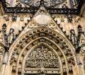 Fragment of decoration of the door at Prague Castle, Czech Republic