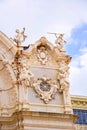 Fragment of decoration of main cast iron colonnade - Marianske Lazne Marienbad - Czech Republic Royalty Free Stock Photo