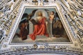 Fragment of the dome in the Chapel of the Transfiguration of Jesus, Salzburg Cathedral Royalty Free Stock Photo