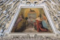 Fragment of the dome in the Chapel of the Transfiguration of Jesus, Salzburg Cathedral Royalty Free Stock Photo