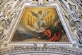 Fragment of the dome in the Chapel of the Transfiguration of Jesus, Salzburg Cathedral Royalty Free Stock Photo